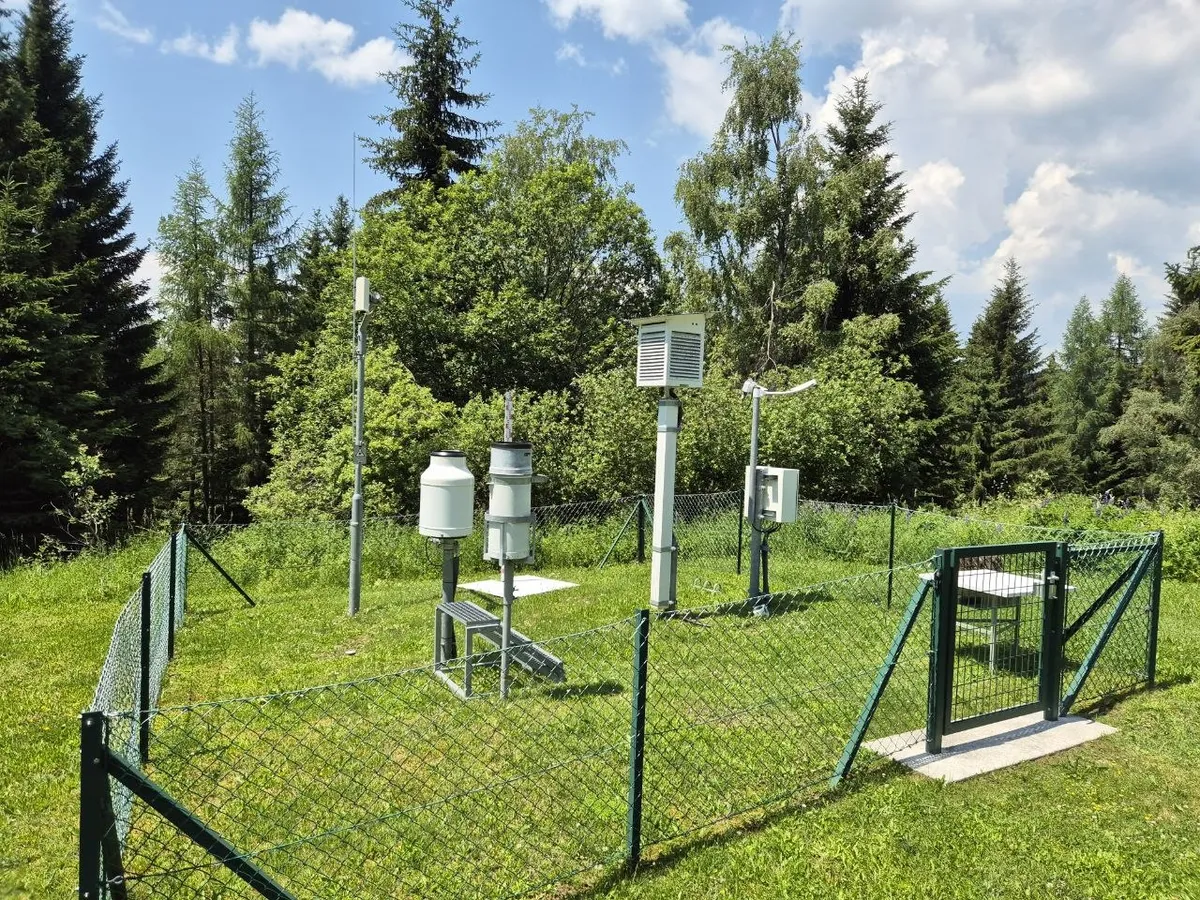 Messfeld am Sonnenobservatorium Kanzelhöhe