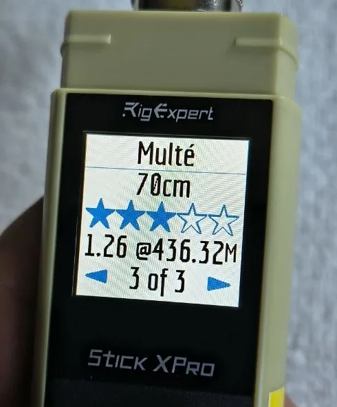 Multi-Scan-Modus: weitere Bandbewertung