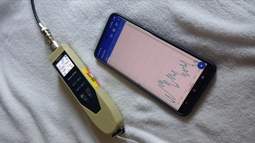 AntScope-App: Messkurve am Smartphone per Bluetooth