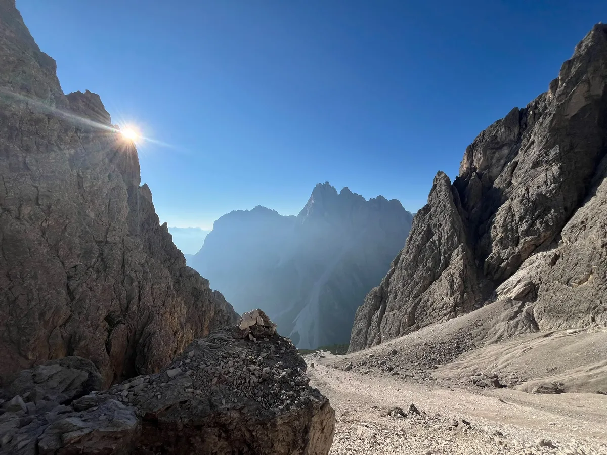 Rifugio Scotter Palatini auf circa 1560 Metern Höhe