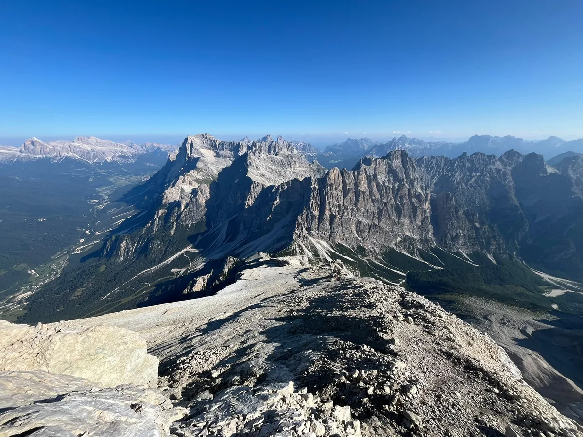 Sonnenuntergang in den Dolomiten