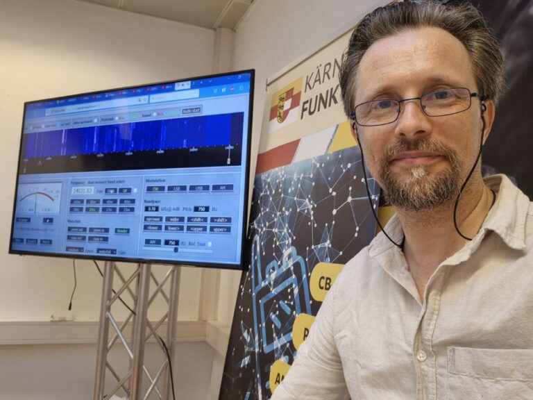 WebSDR-Demo mit KF-Banner