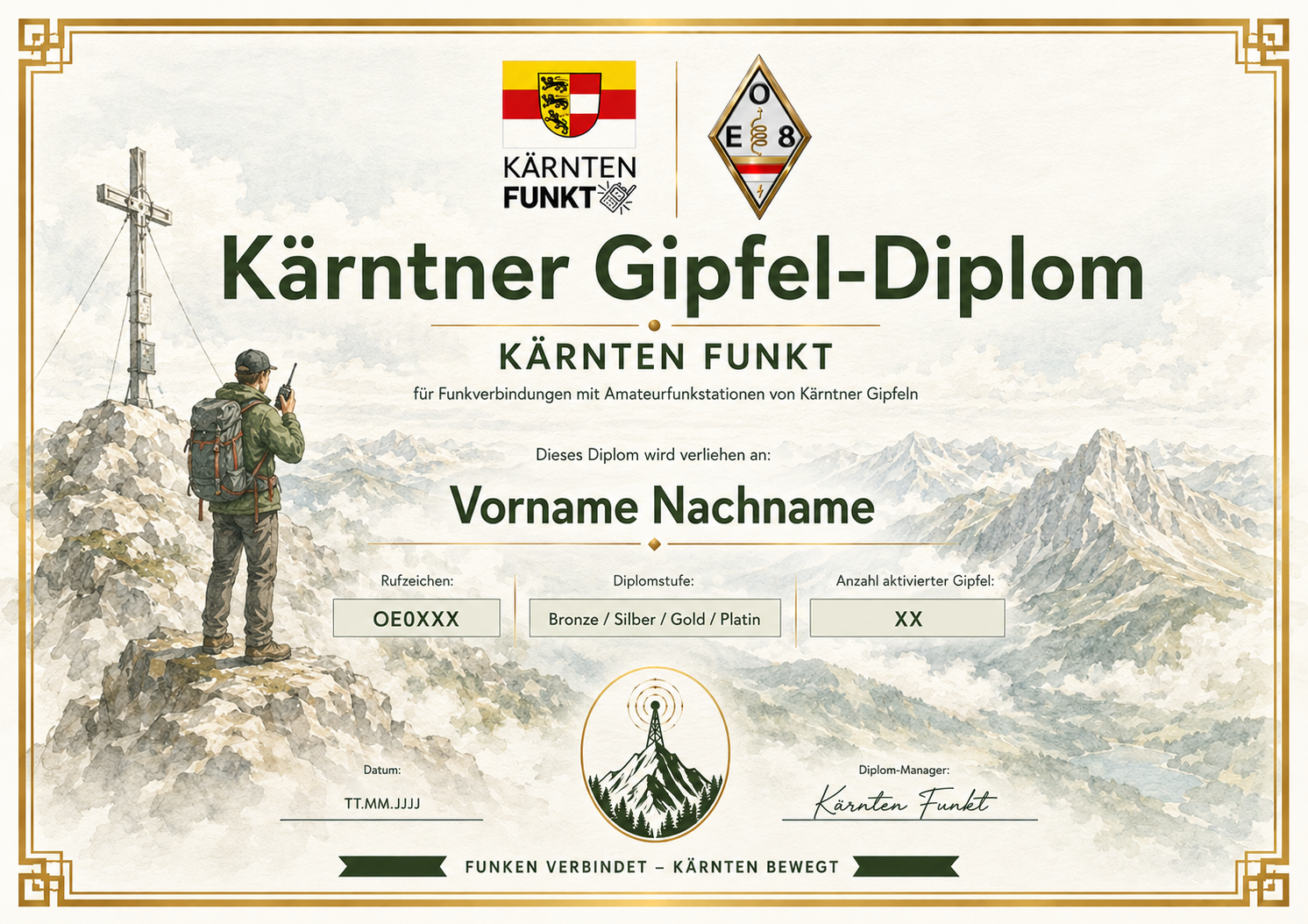 K&auml;rntner Gipfel-Diplom