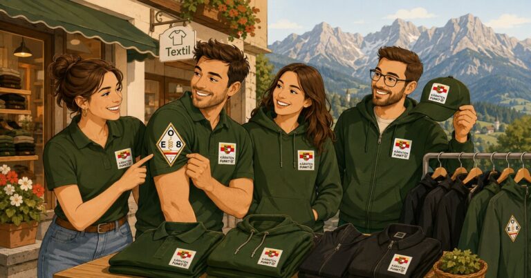 KÄRNTEN FUNKT Merch – Poloshirts, Hoodies, Jacken mit Logo