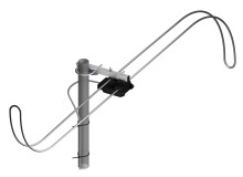 Kreuz-Dipol Antenne für FM-DX